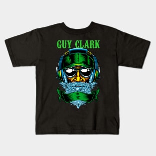 GUY CLARK BAND MERCHANDISE Kids T-Shirt